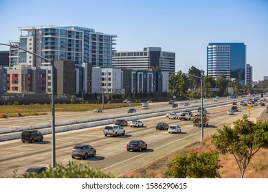 Daytime View Of The Irvine, California Skyline.
