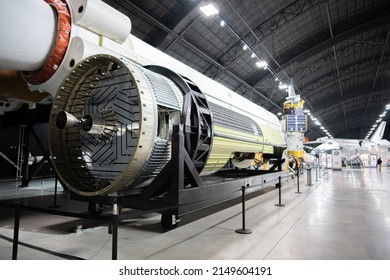 Dayton, Ohio:  December 6, 2021:  Interior Of The National Museum Of The United States Air Force.  The Museum Was Started In 1923.