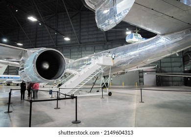 Dayton, Ohio:  December 6, 2021:  Interior Of The National Museum Of The United States Air Force.  The Museum Was Started In 1923.