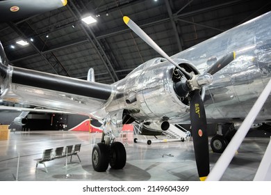 Dayton, Ohio:  December 6, 2021:  Interior Of The National Museum Of The United States Air Force.  The Museum Was Started In 1923.