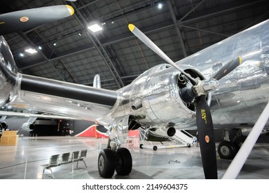 Dayton, Ohio:  December 6, 2021:  Interior Of The National Museum Of The United States Air Force.  The Museum Was Started In 1923.