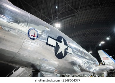 Dayton, Ohio:  December 6, 2021:  Interior Of The National Museum Of The United States Air Force.  The Museum Was Started In 1923.