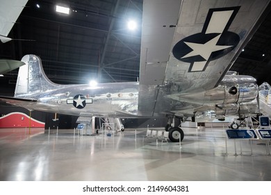 Dayton, Ohio:  December 6, 2021:  Interior Of The National Museum Of The United States Air Force.  The Museum Was Started In 1923.