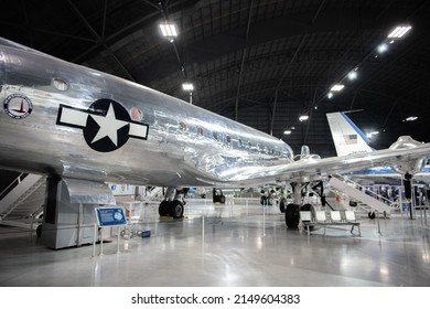 Dayton, Ohio:  December 6, 2021:  Interior Of The National Museum Of The United States Air Force.  The Museum Was Started In 1923.