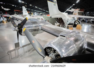 Dayton, Ohio:  December 6, 2021:  Interior Of The National Museum Of The United States Air Force.  The Museum Was Started In 1923.