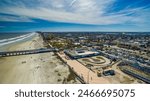 Daytona, Florida - Panoramic aerial view of the beautiful Daytona Beach.