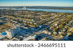 Daytona, Florida - Panoramic aerial view of the beautiful Daytona Beach.