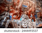 Dazu Rock Carvings are cliff carvings from the late Tang and early Song dynasties, with Buddhist themes.