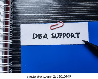DBA support writting on table background.