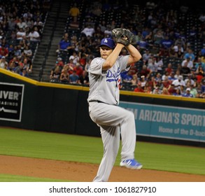 D-Backs- Clayton Edward Kershaw Pitcher For The Los Angeles Dodgers At Chase Field In Phoenix Arizona USA April 3,2018.