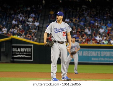 D-Backs- Clayton Kershaw Pitcher For The Los Angles Dodgers At Chase Field In Phoenix,AZ USA June 3,2018.