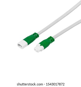 DC Power Connector Plug For LED Isolated On White