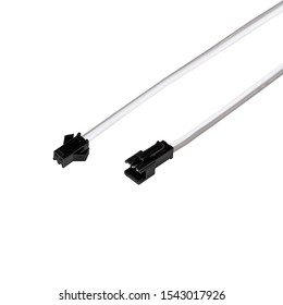 DC Power Connector Plug For LED Isolated On White