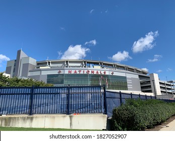 DC, USA, 10/01/2020: The Stadium Of  Washington Nationals.