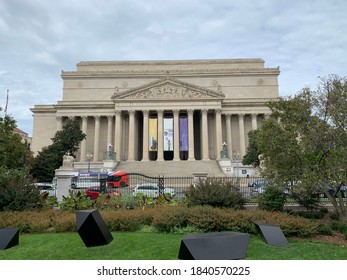 DC, USA, 10/24/2020: National Archives Museum.