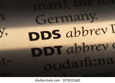 dds word in a dictionary. dds concept