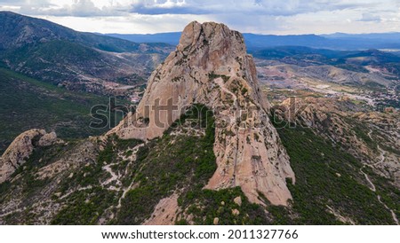 Peña de Bernal in Querétaro, México. The third largest monolith in the world in the munipiality of Ezequiel Montes