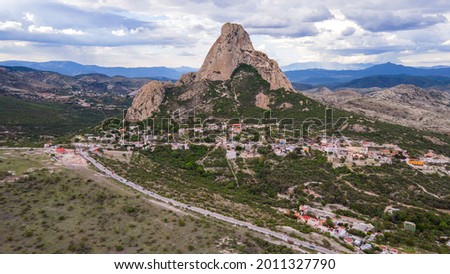 Peña de Bernal in Querétaro, México. The third largest monolith in the world in the munipiality of Ezequiel Montes