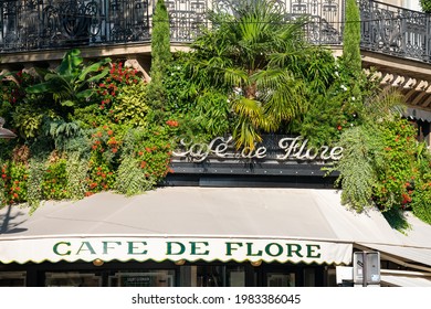 Café De Flore Near Boulevard Saint-Germain, Paris, France, June 2017