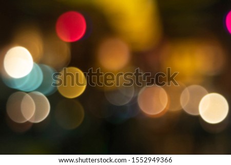 de focused bokeh light, abstract background