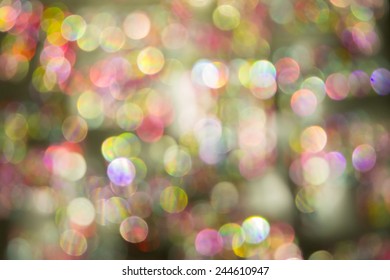 De focused lights , blur effect use for background