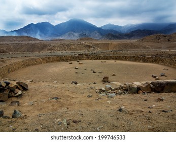  De Las Ruinas De Supe Caral, Peru 