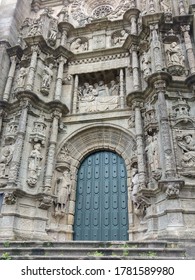 The Basílica De Santa María A Maior In The Town Pontevedra In Galicia In Spain