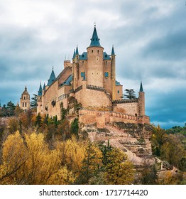 Alcázar De Segovia (Castle Of Segovia), Castile And León Region, Spain In Autumn