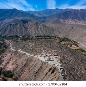 The Pucará De Tilcara View, A Pre-Inca Fortification Or Pukara Nearby Tilcara Town Of Jujuy Province In Argentina, South America, America