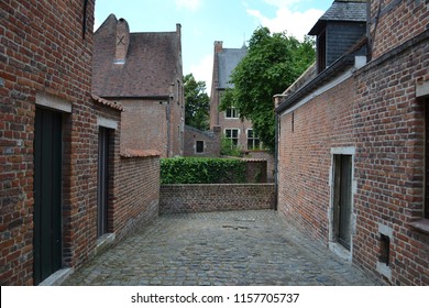 Dead end in the grand beguinage in Leuven, Belgium.