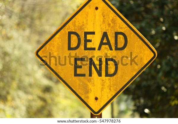 Dead End Sign Stock Photo (Edit Now) 547978276