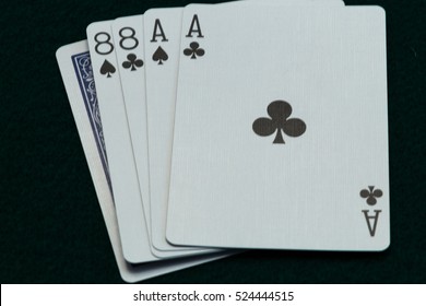 Dead man hand, the poker cards supposedly held by Wild Bill Hickok at moment of his murder.