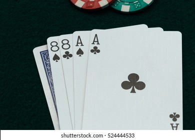 Dead man hand, the poker cards supposedly held by Wild Bill Hickok at moment of his murder.