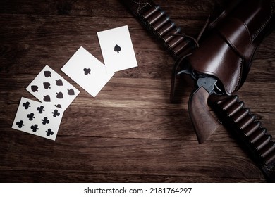 Dead man's hand. Two-pair poker hand consisting of the black aces and black eights, held by Old West folk hero, lawman, and gunfighter Wild Bill Hickok when he was murdered while playing a game.