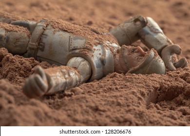 Dead soldier lying on the ground - Powered by Shutterstock