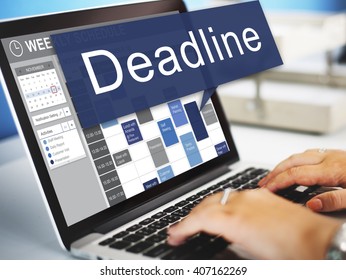 Deadline Appointment Final Time The End Countdown Urgency Concept