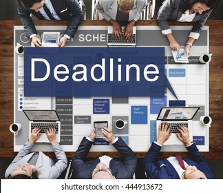 Deadline Appointment Final Time The End Countdown Urgency Concept