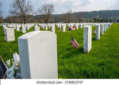 Deadwood, SD, USA - May 30, 2019: The Mount Moriah Cemetery