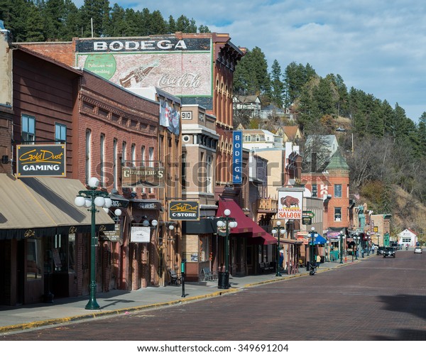 Deadwood South Dakota November 1 Historic Stock Photo 349691204 ...