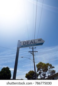 Deal Avenue In The Surf Coast Shire Street Sign