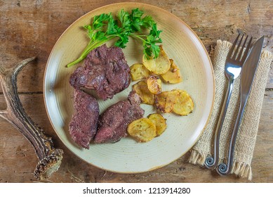 Dear Meat Steaks Roasted With Potatoes