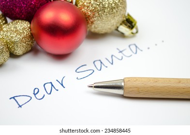 Dear Santa...