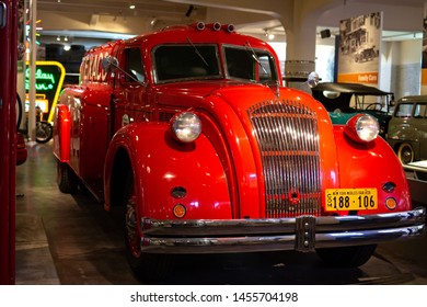 Dearborn, MI USA - 04.212018 1939 Dodge Texaco tanker truck