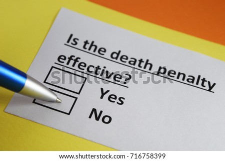 is the death penalty effective