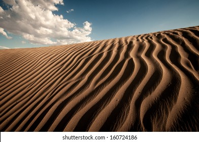 Death Valley Dunes California At Sunset