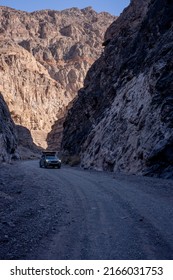 Death Valley National Park, United States: February 20, 2021; Subaru Forester Passing Through Titus Canyon