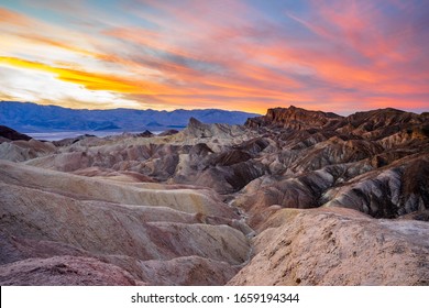 Death Valley Zabriskie Point Sunset