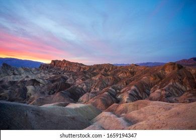 Death Valley Zabriskie Point Sunset