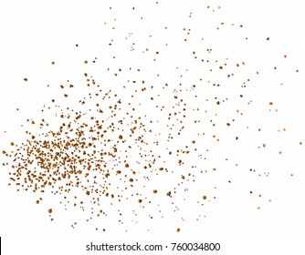 Debris Dust Sand Isolated