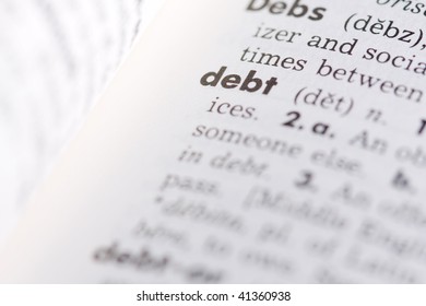 Debt concept.